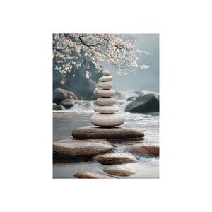 Cherry Blossom Unframed Canvas Wall Art  16" X 20"